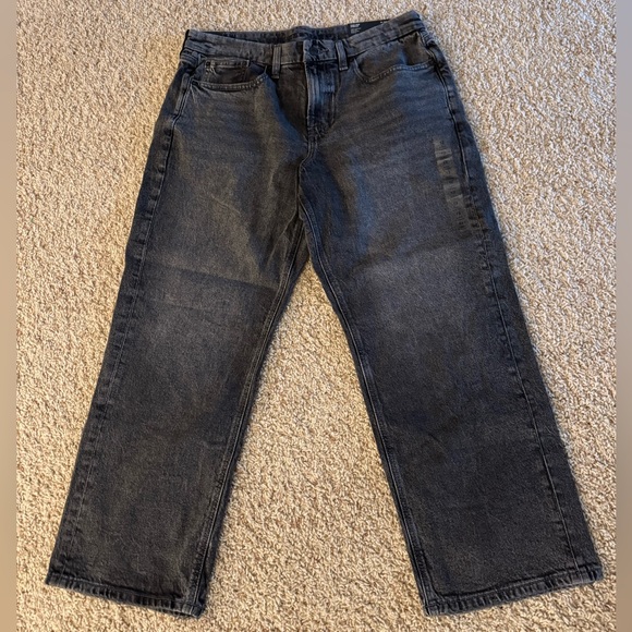 American Eagle Outfitters Denim - AE Women’s Curvy Straight Black Jeans 12 x-short NWT
